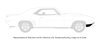 Front Fender Lower Extension for 1969 Chevrolet Camaro [Right/Passenger Side] - image 4