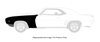 Front Fender with Lower Extension for 1969 Chevrolet Camaro RS [Left/Driver Side] - image 4