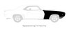 Front Fender with Lower Extension for 1969 Chevrolet Camaro RS [Right/Passenger Side] - image 4