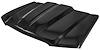 Cowl Induction Hood for 2003-2005 Chevy Silverado 1500/2500 Pickup Truck, 2002-2006 Chevy Avalanche 1500/2500 [Steel] - image 1
