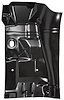 Front Floor Pan Section for 1975-1981 GM F-Body [Left/Driver Side] - image 1