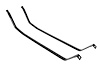 Fuel Tank Straps for 1978-1987 Chevrolet El Camino & GMC Caballero w/22-Gallon Tank - image 1
