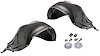Front Inner Fender & Hardware Kit for 1967 Chevy Chevelle, El Camino, Malibu [Polished Stainless Steel Hardware] - image 1