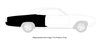 Full Quarter Panel for 1966-1967 Chevrolet Chevelle Coupe [Right/Passenger Side, Without Sail Panel] - image 4