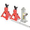 4-Ton Bottle Jack and 3-Ton Jack Stands - image 1