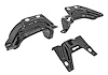 Rear Bumper Bracket Set for 1969 Chevrolet Chevelle - image 1