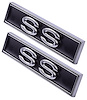 SS Door Panel Emblems for 1970-1972 Chevrolet Chevelle - image 1