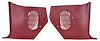 Red Interior Kick Panels for Select 1964 GM A-Body Models without A/C - image 1