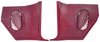 Red Interior Kick Panels for Select 1964 GM A-Body Models without A/C - image 2
