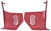 Red Interior Kick Panels for Select 1965-1966 GM A-Body Models without A/C - image 1