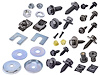 Front End Bolt Kit 1967-1968 Chevy Camaro RS - Black Finish - image 1