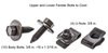 Front End Bolt Kit 1969 Chevy Camaro (Standard Front End), Pontiac Firebird - Black Finish - image 3