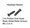 Front End Bolt Kit 1970-1981 Chevy Camaro, Pontiac Firebird - Black Finish - image 4