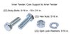 Front End Bolt Kit 1962-1967 Chevy II, Nova - Black Finish - image 2