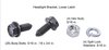 Front End Bolt Kit 1968-1972 Chevy Nova - Black Finish - image 2