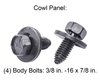 Front End Fastener Kit for 1973-1980 GM Truck [Black Finish] - image 4