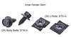 Front End Bolt Kit 1961-1964 Chevrolet Full Size - Black Finish - image 3