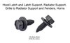Front End Bolt Kit 1965-1970 Chevrolet Full Size - Black Finish - image 2