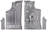 Trunk Floor Pans w/Braces Kit Fits Select 1964-1967 Buick, Chevrolet, Oldsmobile, Pontiac Models