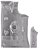 Trunk Floor Pan w/Brace Fits Select 1964-1967 Buick, Chevy, Oldsmobile, Pontiac Models [Right/Passenger Side]