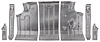 Trunk Floor Pan Kit for 1964-1967 Chevelle