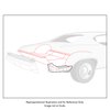 Trunk Extension Filler Panels Kit for 1969 Chevrolet Chevelle - image 3