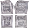 4-Piece Floor Pan Kit for Select 1964-1972 GM A-Body Models - image 1