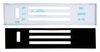 Heater/AC Control Face Plate for 1968 Chevy Chevelle, El Camino With A/C - image 2