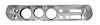 Dash Panel Bezel for 1965 Chevrolet Chevelle and El Camino [With A/C]