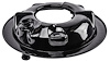 Open Element Air Cleaner Base w/Breather Tube for Select 1966-1969 Chevrolet Cars