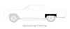 Rear Wheel Opening Patch Panel for 1964-1965 Chevrolet Chevelle, El Camino [Left/Driver Side] - image 4