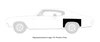 Rear Wheel Opening Patch Panel Fits Select 1968-1972 Chevrolet Chevelle, El Camino Models [Left/Driver Side] - image 4