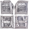 4-Piece Floor Pan Kit for Select 1968-1972 GM A-Body Models - image 1