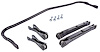 GM Rear Upper & Lower Control Arm w/OE Style Rubber Bushings and Sway Bar Kit for 1968-1972 GM A-Body, 10 Bolt Rear End