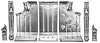 Trunk Floor Pan Kit for 1964-1967 GTO, LeMans, Tempest, Skylark, Cutlass (GM A-Body) - image 1