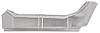 Trunk Extension Filler Panel for 1964-1965 Pontiac GTO, LeMans, Tempest [Right/Passenger Side] - image 1