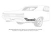 Trunk Extension Filler Panel Kit for 1966-1967 Pontiac GTO, LeMans, Tempest - image 3