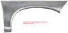 Rear Wheel Opening Patch Panel for 1968-1969 Pontiac GTO, LeMans, Tempest [Right/Passenger Side] - image 2