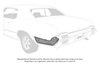 Trunk Extension Filler Panel Kit for 1970-1972 Oldsmobile Cutlass - image 2