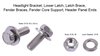 Front End Bolt Kit 1968-1972 Chevy Chevelle, El Camino, 1970-1972 Chevy Monte Carlo [Polished Stainless Steel] - image 2