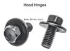 Front End Bolt Kit 1964-1967 Chevy Chevelle, El Camino [Black Oxide-Coated Stainless Steel] - image 2