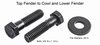 Front End Bolt Kit 1962-1967 Chevy II, Nova [Black Oxide-Coated Stainless Steel] - image 4