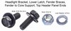 Front End Bolt Kit 1968-1972 Chevy Nova [Black Oxide-Coated Stainless Steel] - image 3