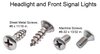 Front End Fastener Kit for Early 1947-1955 (1st Series) GM Truck [Black Oxide-Coated Stainless Steel] - image 2
