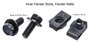 Front End Fastener Kit for 1973-1980 GM Truck [Black Oxide-Coated Stainless Steel] - image 2