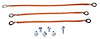 Braided Ground Strap Set for Select 1964-1965 GM A-Body Models - image 1