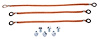Braided Ground Strap Set for Select 1967 GM A-Body Models - image 1
