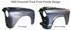 Front Fender for 1955-1956 Chevrolet and GMC Truck, Suburban [Right/Passenger Side] - image 4