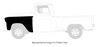 Front Fender for 1958-1959 Chevrolet and GMC Trucks [Left/Driver Side] - image 4