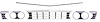 Grille, Molding, and Bezel Kit for 1967 Chevrolet Chevelle, El Camino, Malibu [Non-SS Models] - image 1